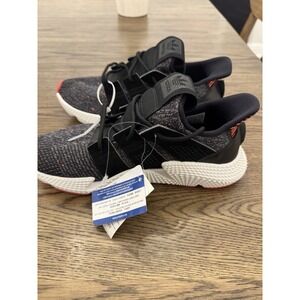 Adidas Prophere Casual Sneaker Primeknit Black Red Mens 8.5 BRAND NEW